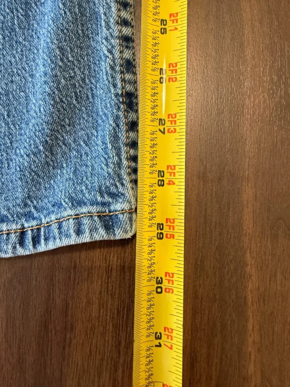 Levi Mens Jeans Medium Wash Blue 36x30 - Picture 14 of 15